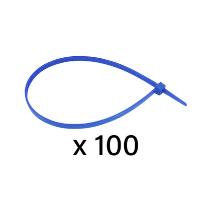 Colliers de serrage Artein NYLON TYPE RILSAN 3,5x140 mm BLEU Universel