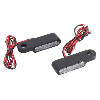 Avoc MOTO MATSUMOTO 6 LEDS BASIS ABS TRANSPARANT - L 60mm - H 10mm 15mm GOEDGEKEURD CE PAAR Richtingaanwijzer Universeel