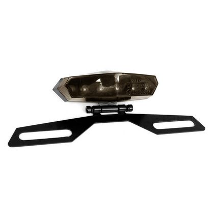 Avoc REGISTRATION FIRE 50 WITH GEARBOX - UNIVERSAL LUNAR MOTORCYCLE LED SMOKED COVER - CE APPROVED Universal Plate support
