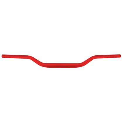 Guidon Avoc MOTO CROSS ALU OVERSIZE DIAM 28,6mm L800mm H65mm ROUGE MAT VARIABLE 22,2 - 28,6 - 22,2 Universel