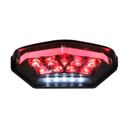 Feux arrière Avoc FEU MOTO UNIVERSEL STAR A LEDS COUVERCLE FUME 9 3 FILS HOMOLOGUE CE