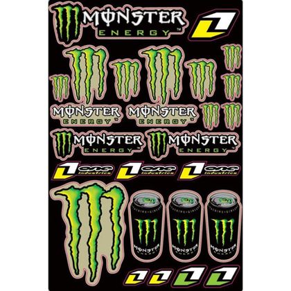 One Industries STICKERS MONSTER DECAL SHEETS ONE-MONSTER RACING Sticker Universell