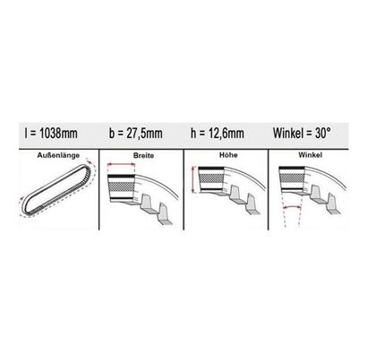 Bando Premium Variomatik Riemen