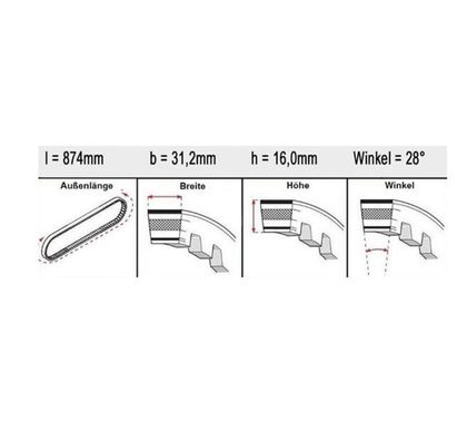 Bando Premium Variomatik Riemen