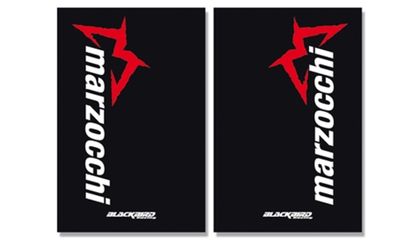 Blackbird VORKSTICKER MARZOCCHI HET PAAR ZWART Deco kit Universeel