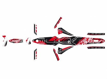 Blackbird Deko-Kit Traction Gas Gas TXT PRO 125/200/250 Deko-Set