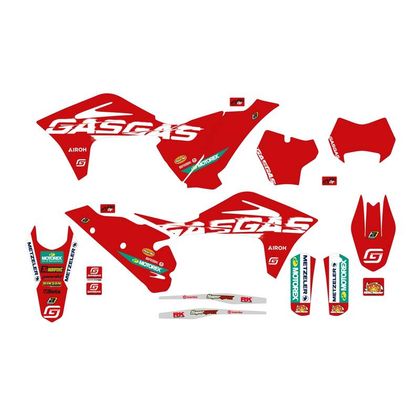Kit déco Blackbird Replica Factory Team pour Gas Gas Ref : BC00418A / 1128018 