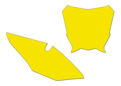 Fonds de plaque Blackbird jaune