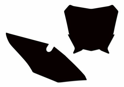 Fonds de plaque Blackbird noir