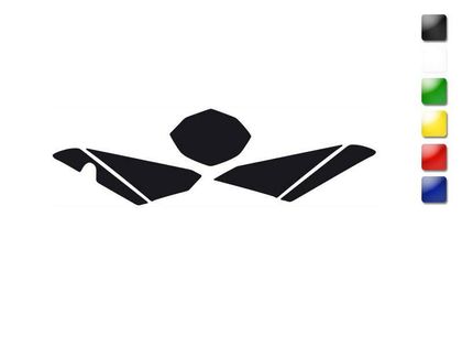 Fonds de plaque Blackbird noir TM