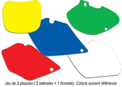 Fonds de plaque Blackbird jaune Gas Gas EC250/300 Racing