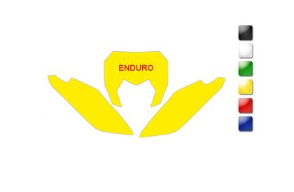 Fonds de plaque Blackbird jaune