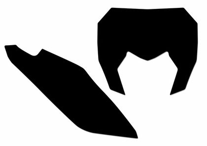 Fonds de plaque Blackbird noir
