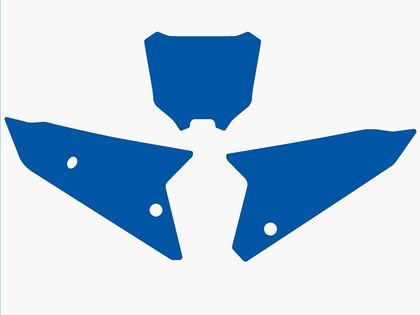 Fonds de plaque Blackbird bleu
