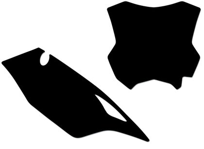 Fonds de plaque Blackbird noir