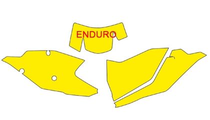 Fonds de plaque Blackbird jaune