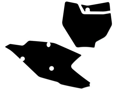 Fonds de plaque Blackbird noir