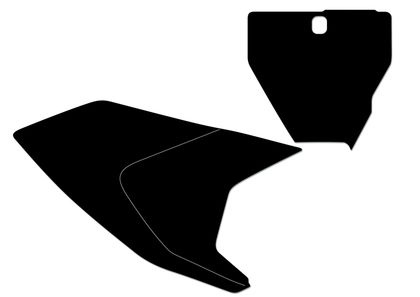 Fonds de plaque Blackbird noir