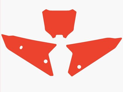 Fonds de plaque Blackbird rouge
