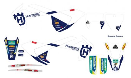 Kit déco Blackbird complet Replica Husqvarna