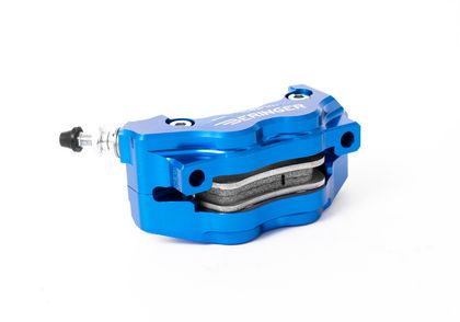 Pinze dei freni Beringer Aerotec® MX Left Axial Brake Caliper 4 Pistons Blue