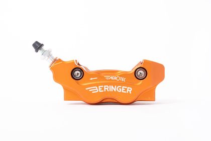 Pinze dei freni Beringer Aerotec® MX Left Radial Brake Caliper 4 Pistons Orange Ref : BGR00033A / 1048169 