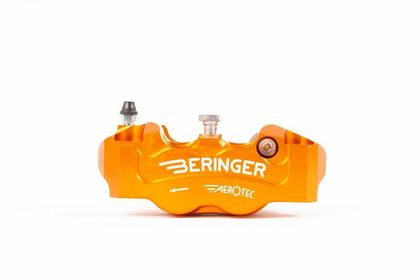 Etriers de frein Beringer radial gauche Aerotec® 4 pistons Ø32mm entraxe 108mm orange Ref : BGR00039A / 1026125 