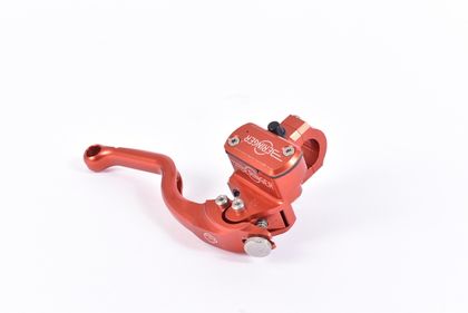 Maître cylindre de frein Beringer radial Aerotec® Ø14,5mm bocal integré rouge (levier type 2 - 14cm) Ref : BGR00044A / 1026188 