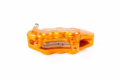 Etriers de frein Beringer axial gauche Aerotec® 6 pistons Ø27mm orange