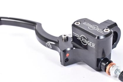 Beringer Classic Harley Axial Brake Master Cylinder Ø17,5mm Integrated Reservoir Black (Type A Lever - 16cm Black) Hauptbremszylinder Universell