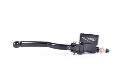 Beringer Classic Harley Axial Brake Master Cylinder Ø17,5mm Integrated Reservoir Black (Type A Lever - 16cm Black) Hauptbremszylinder Universell
