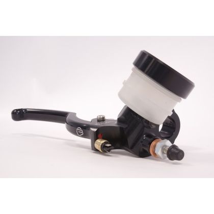 Maître cylindre de frein Beringer axial Classic Racing Ø20,5mm bocal vissé noir - levier type A (16cm) Universel Ref : BGR00150A / 1125138001 