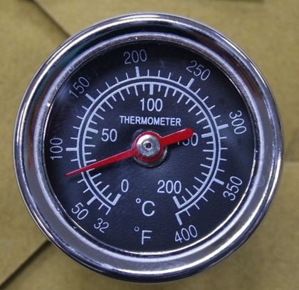 Bihr olietemperatuurmeter Ø 24x3,0x10 Temperatuurindicator Universeel Ref: BI01349A / 1066324 