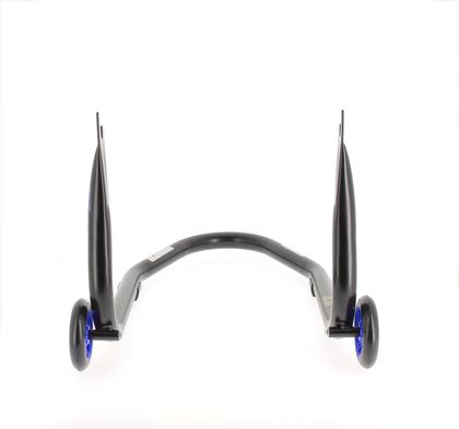 Bihr Home Track Paddock achter "V" Vaste Adapters Zwart met Blauwe Wielen Stand Universeel