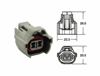 Bihr SMTO GRIJS VROUWELIJK - PACK X5 TYPE 090 SMTO MT Aansluitingen Universeel Ref: BI01710A / 1079692 