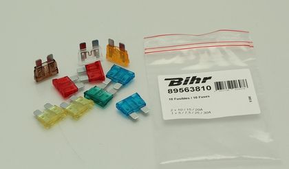Connectique Bihr Fusibles 10 pcs Universel Ref : BI01750A / 1079845 
