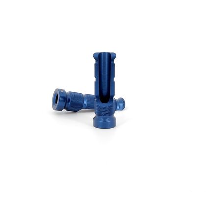 Bihr Racing blauw Voetsteun Universeel