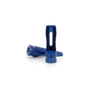 Bihr Evo 2 Foot Pegs Blue Universal Footrests