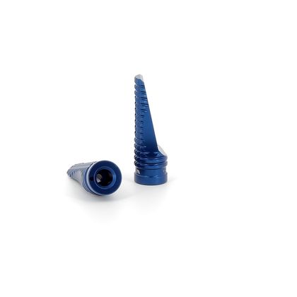 Bihr Evo 2 Foot Pegs Blue Universal Footrests