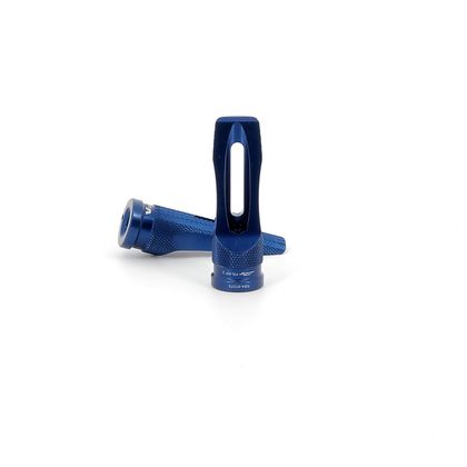 Bihr Racing Pro 2 blauw Voetsteun Universeel