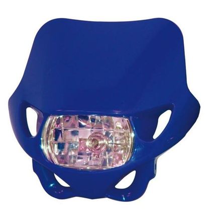 Bihr Enduro Blue 12V/55W Universal Headlight plate