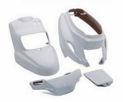 Kit plastiques Bihr carénages 4 pièces blanc