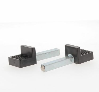 Béquille Bihr arrière Home Track supports en "L" noir mat roues vert Universel