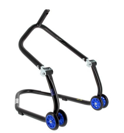Béquille Bihr avant sous té Home Track noir mat roues bleu Universel Ref : BI01850A / 3032107 