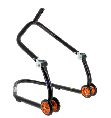 Béquille Bihr avant sous té Home Track noir mat roues orange Universel Ref : BI01855A / 3032117 