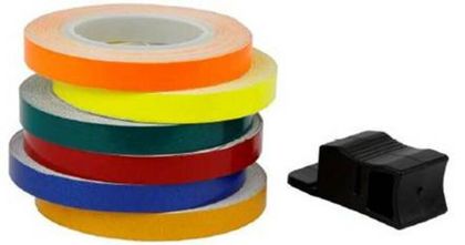 Bihr Wheel Stripes 6Mx7MM zilver Velgennet Universeel