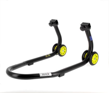 Bihr front Home Track matte black yellow wheels Universal Stand