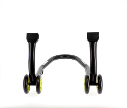 Bihr front Home Track matte black yellow wheels Universal Stand