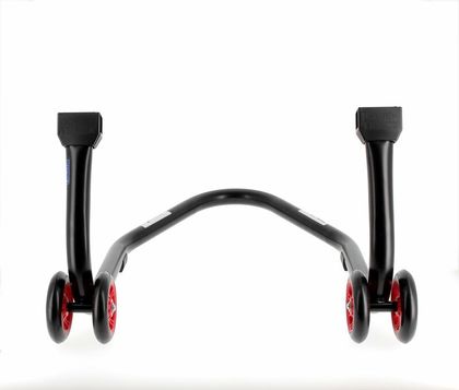 Bihr Home Track Paddock achter "L" Adapters Zwart met Gele Wielen Standaard Universeel