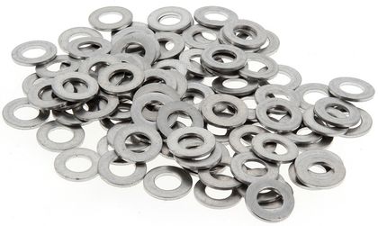 Bihr Aluminium ringetjes 6x12x1mm 100 stuks Ring Universeel